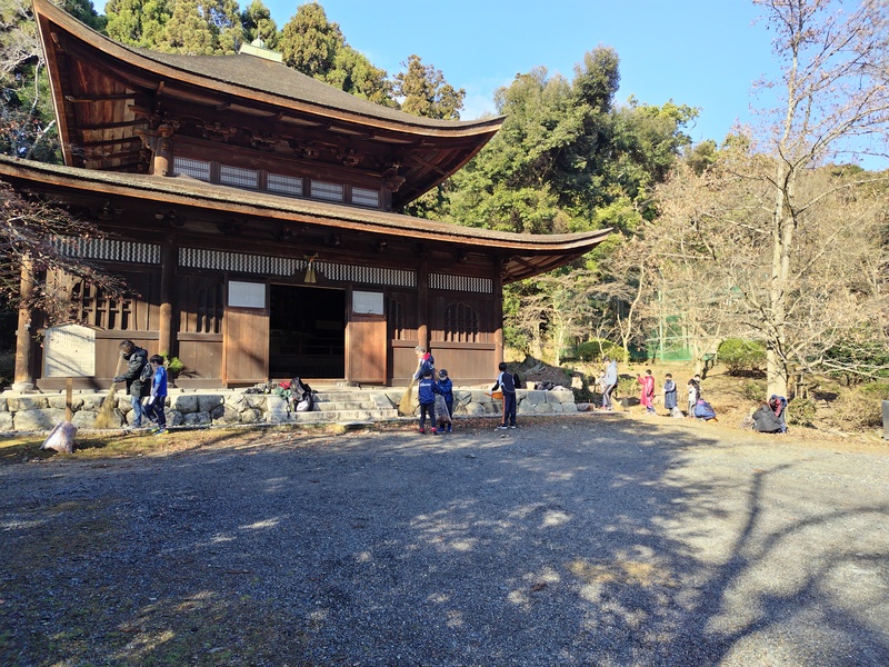 三井寺清掃