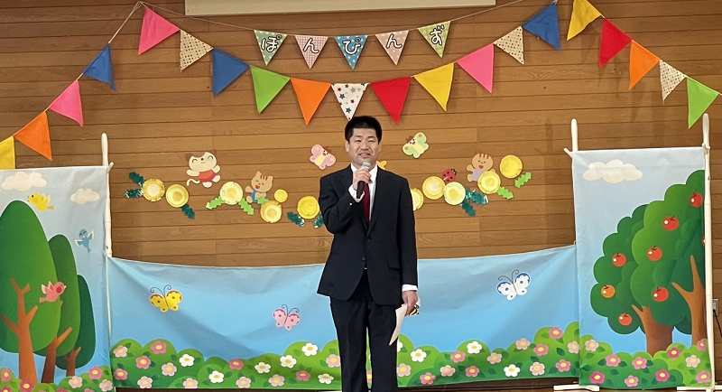 長等幼稚園PTA会長として