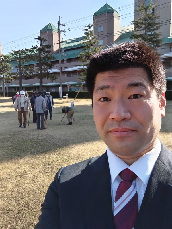 尾花川公園にて